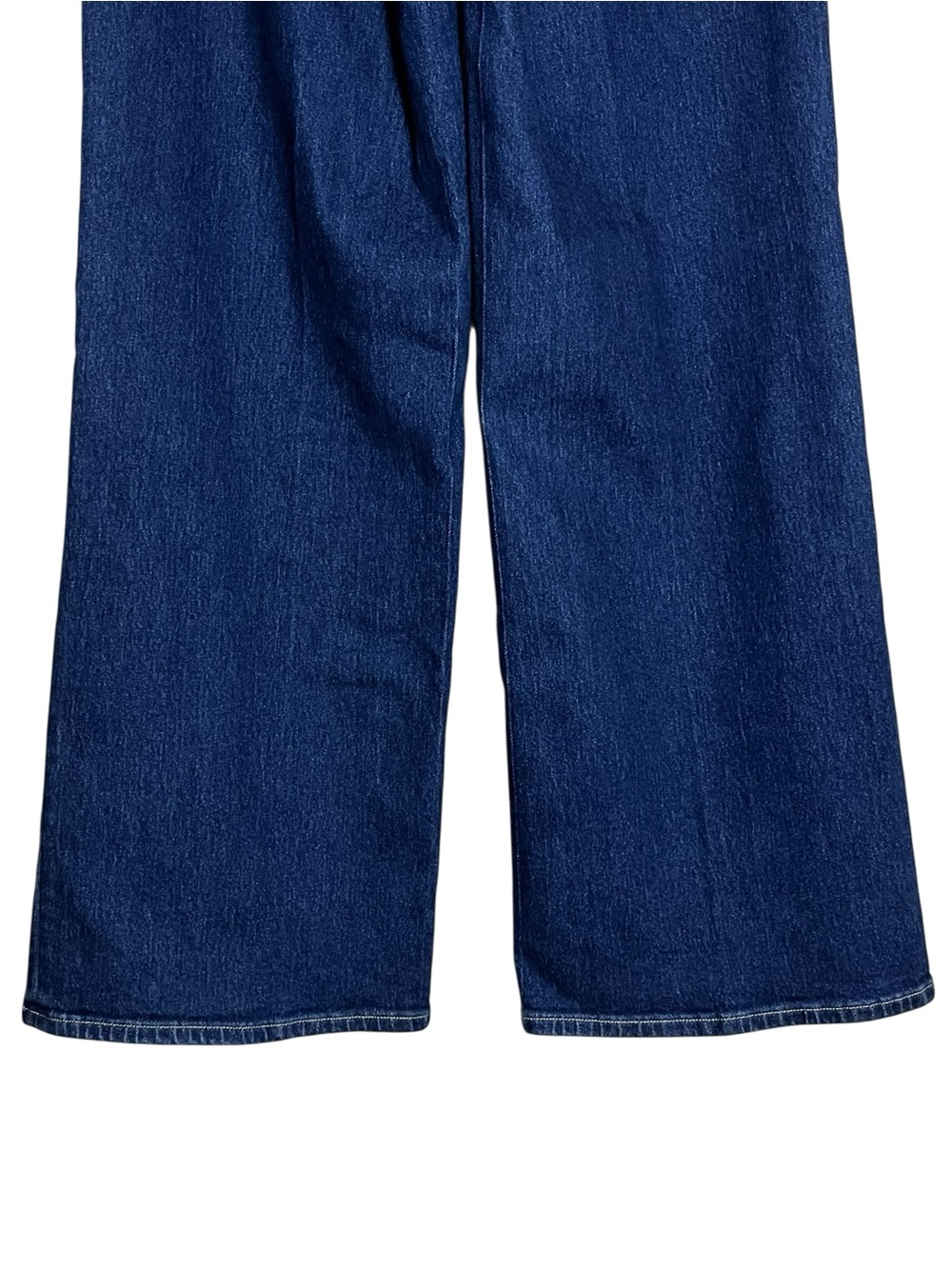 SPANX Authentic 360 High Rise Wide Leg Jeans Dark Medium Wash M 8/10 - Picture 7 of 14